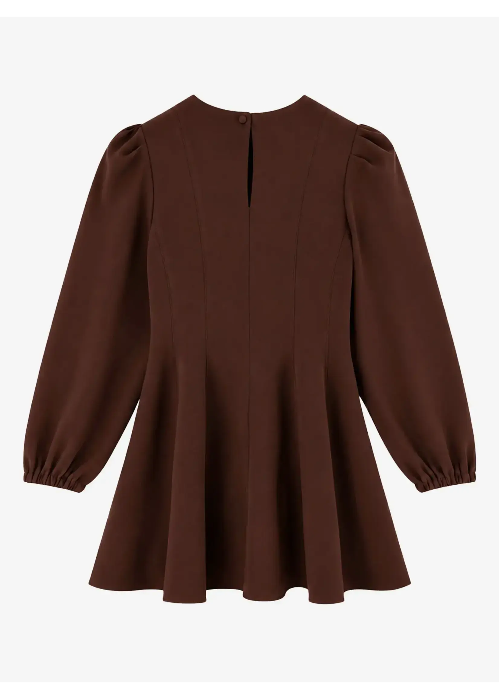 Nik&Nik Nik&Nik Eliza Dress Dark Chocolate G 5-693 2605