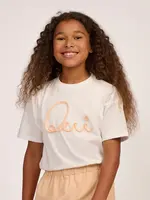 Nik&Nik Nik&Nik Fieke T-Shirt Off White/Bleached Apricot G 8-827 2602