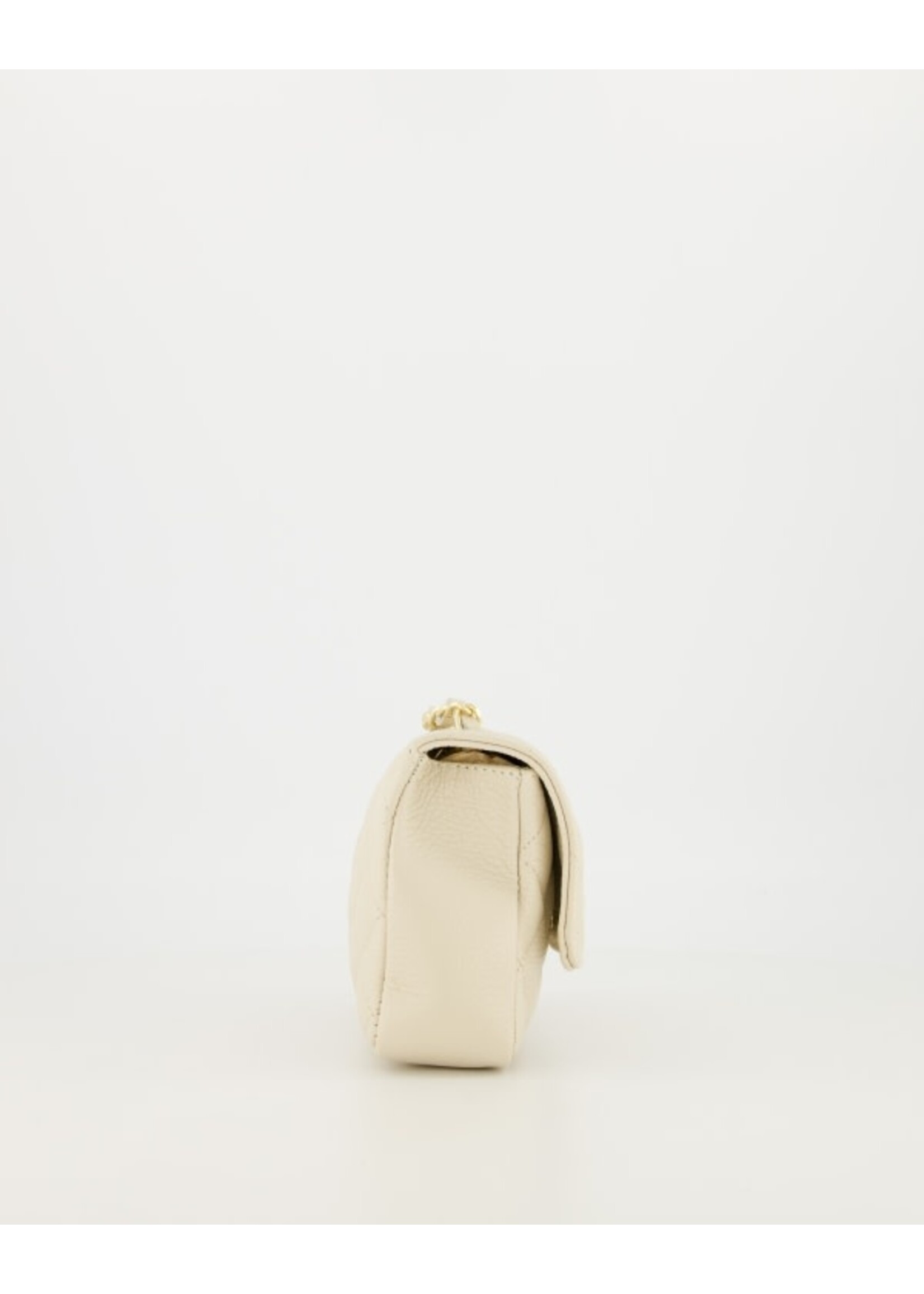 Tasje  Teatro beige leer L19 x W6 x H13 cm