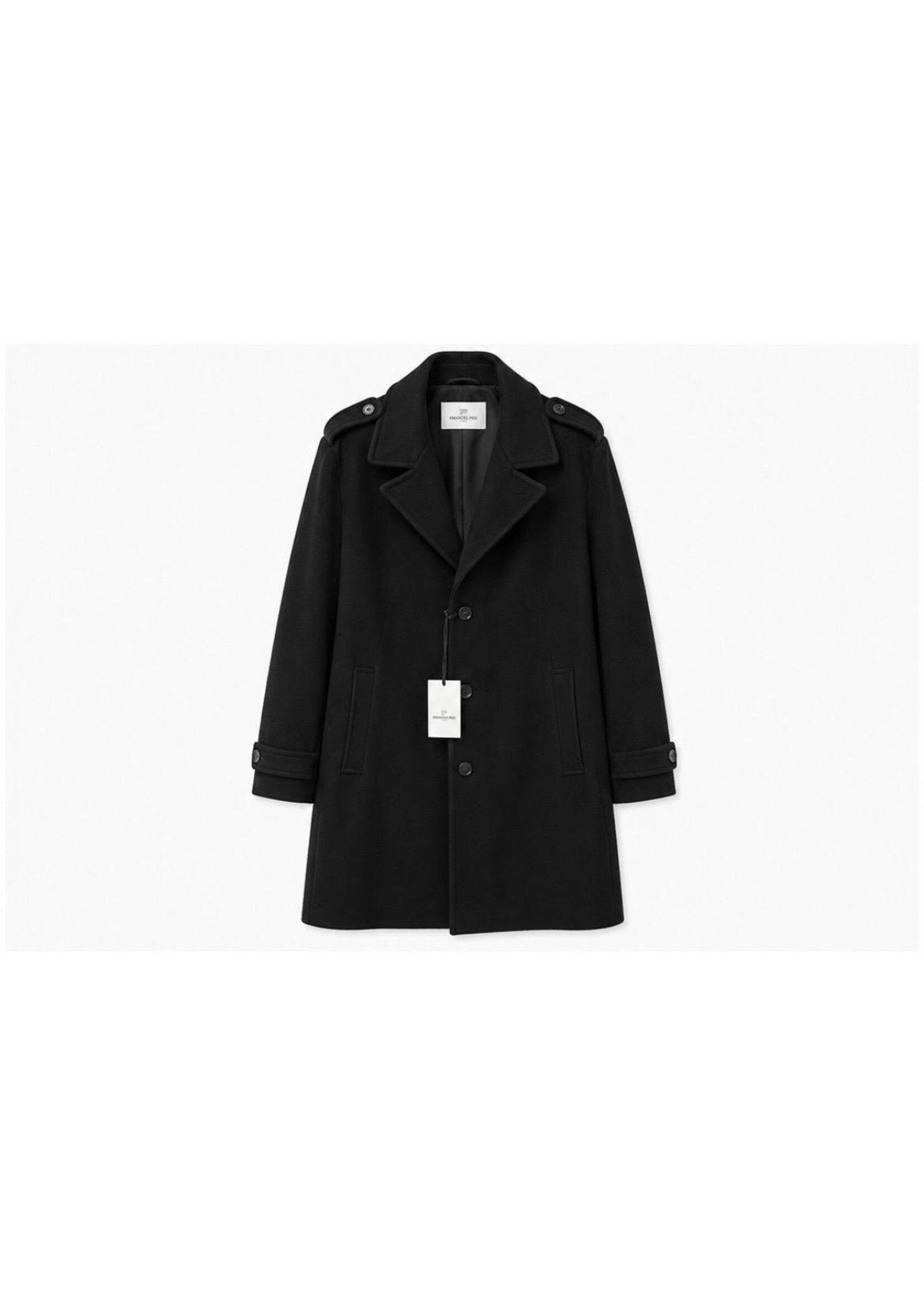Emanuel Pris Emanuel Pris CAPPOTTO MONO PETTO NERO ECP9141-26R
