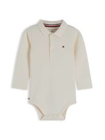 Tommy Hilfiger Tommy Hilfiger POLO BODY L/S GIFTBAG KN0KN02075YBH OFF WHITE