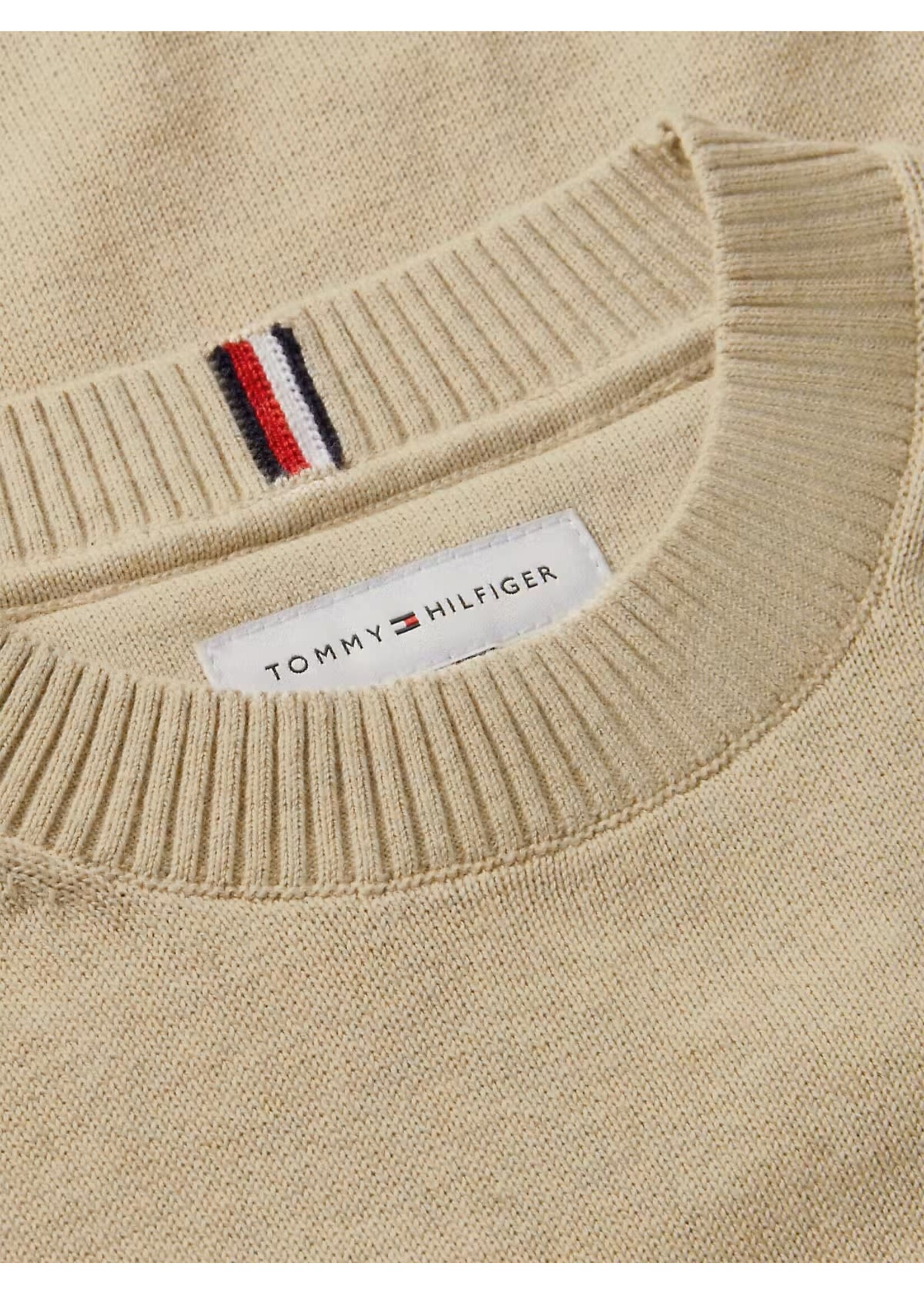 Tommy Hilfiger Tommy Hilfiger ESSENTIAL LIGHT SWEATER KB0KB10852AFO GENTLE GOLD HEATHER