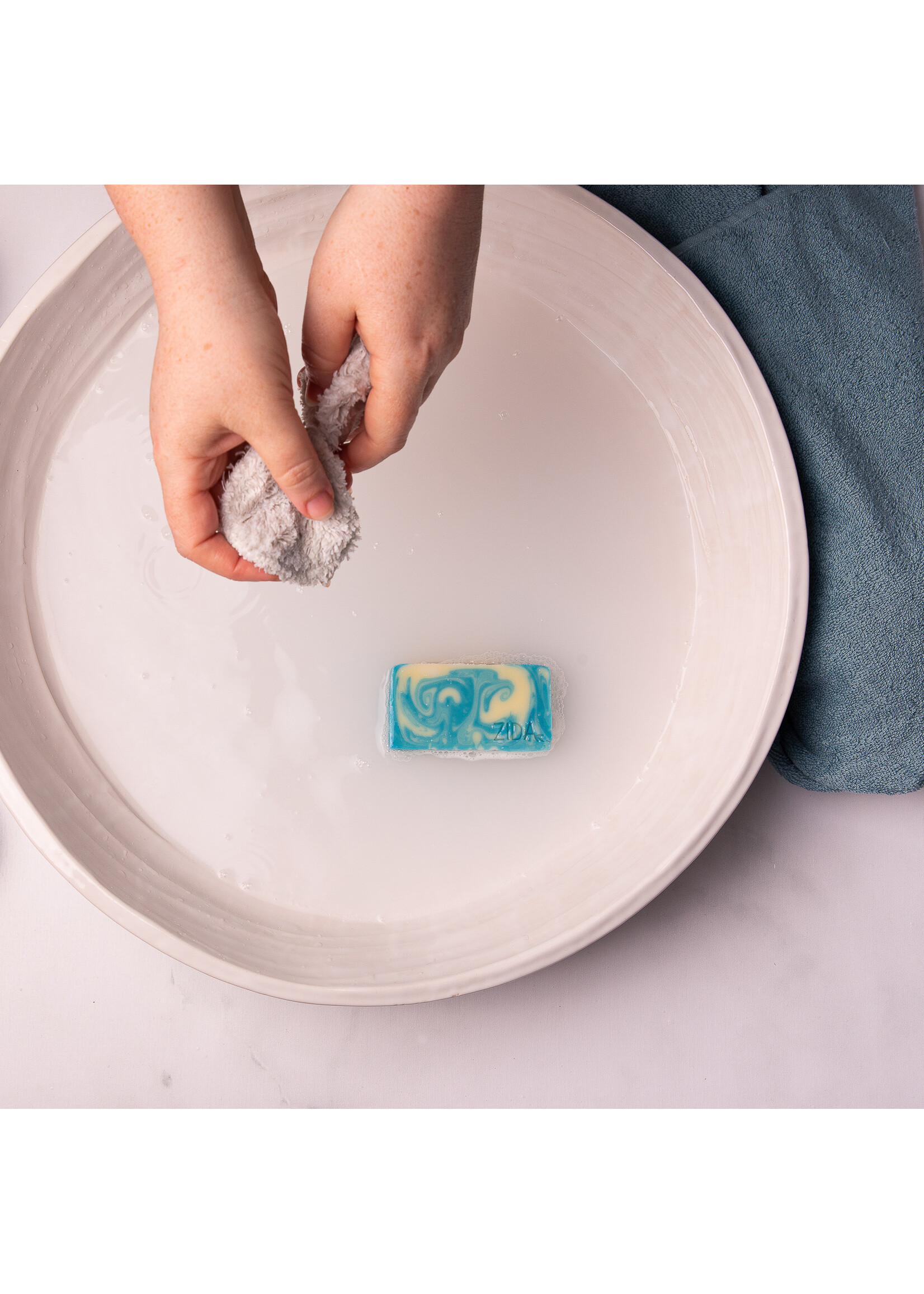 Make-up pads met zidas blinken