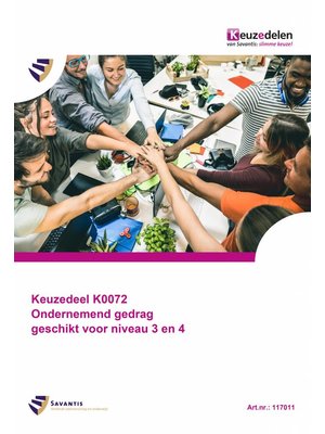 117011 - Keuzedeel K0072 Ondernemend gedrag (geschikt voor niveau 3 en 4) (papieren versie)