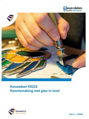 123005 - Keuzedeel K0222 Kennismaking met glas in lood (papieren versie)