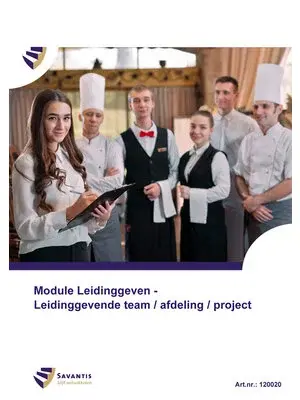 524054 - Docentpakket Module Leidinggeven-Leidinggevende team/afdeling/project