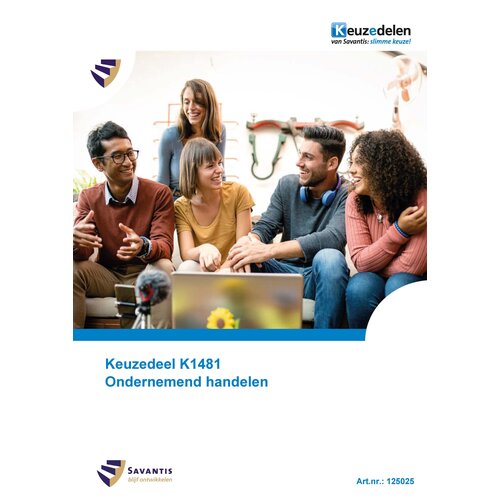 125025 Keuzedeel K1481 Ondernemend handelen (papieren versie)