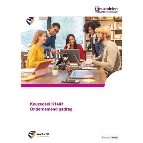 125021 Keuzedeel K1483 Ondernemend gedrag (papieren versie)