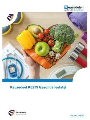 125012 - Keuzedeel K0219 Gezonde leefstijl (papieren versie)