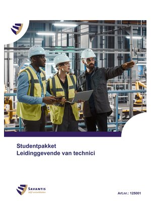 125001 - Studentpakket: Leidinggevende van technici (papieren versie)