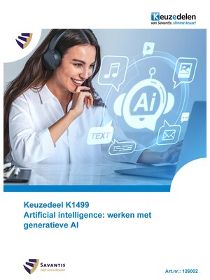 126024 - Keuzedeel K1499 Artificial Intelligence (papieren versie)