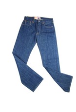 Levi's 501, Straight Leg Button Fly Jeans (Navy Blue)