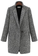 Jaza Fashion - Manteau en laine et dames - Manteau en laine