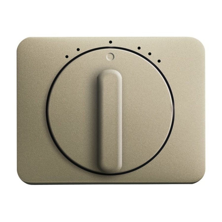 driestanden knop voor ventilatorschakelaar Alpha palladium (1740 DRL-260-50)