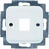 Busch-Jaeger centraalplaat + draagring 1x modular jack Reflex SI (2561-214) Busch-Jaeger centraalplaat + draagring 1x modular jack Reflex SI (2561-214)