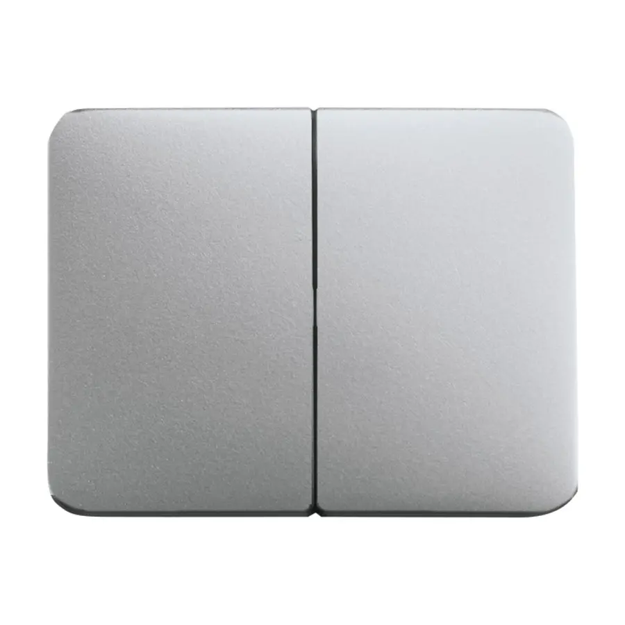 Busch-Jaeger schakelwip 2-voudig Alpha titanium OP=OP (1785-266)