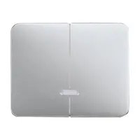 Busch-Jaeger dimmerknop serie-tastdimmer Alpha titanium OP=OP (6545-266)