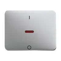 Busch-Jaeger schakelwip controlevenster rood + opdruk Alpha titanium OP=OP (1788-266)