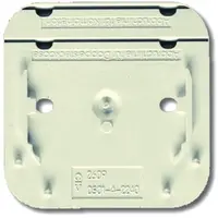 Busch-Jaeger bodemplaat 1v/2v ap creme (2609 AP)