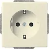 Busch-Jaeger wandcontactdoos randaarde kindveilig met oriëntatielicht Future Linear creme glanzend (20 EUCBLI-82) Busch-Jaeger wandcontactdoos randaarde kindveilig met oriëntatielicht Future Linear creme glanzend (20 EUCBLI-82)