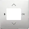 Busch-Jaeger centraalplaat timer/CO2/thermostaat Pure Stainless Steel (6435-866) Busch-Jaeger centraalplaat timer/CO2/thermostaat Pure Stainless Steel (6435-866)