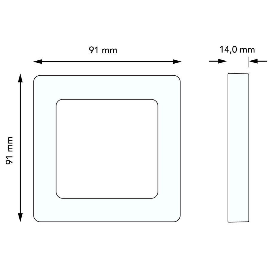 Busch-Jaeger afdekraam 1-voudig IP44 aluzilver (2101-33)