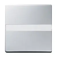 Busch-Jaeger schakelwip met tekstkader IP44 aluzilver (2106 N-33)