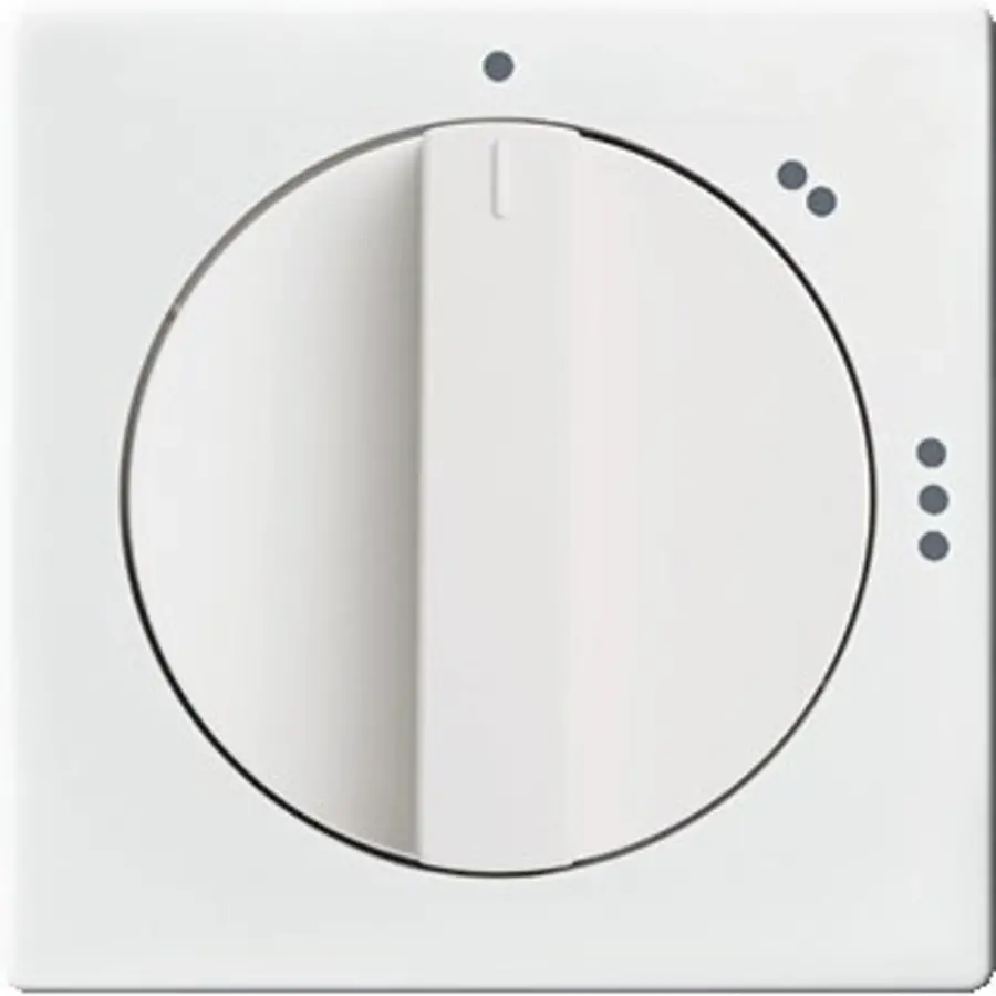 Busch-Jaeger draaiknop driestandenschakelaar Future Linear studiowit glans (2542 DR/02-84)