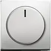 Busch-Jaeger dimmerknop draai/drukdimmer Pure Stainless Steel (6540-866-102)