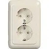 Busch-Jaeger wandcontactdoos 2-voudig randaarde Safety+ voor ovale 1,5 inbouwdoos standaard SI (302EUJT-212) Busch-Jaeger wandcontactdoos 2-voudig randaarde Safety+ voor ovale 1,5 inbouwdoos standaard SI (302EUJT-212)