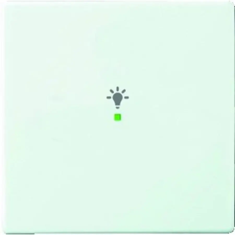 Busch-Jaeger bedieningswip 1-voudig met symbool licht Future Linear studiowit glans (6231-10-84)
