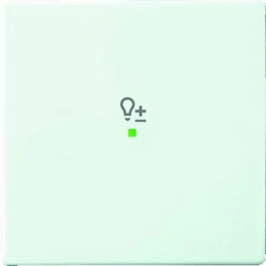 Busch-Jaeger bedieningswip 1-voudig met symbool dimmer Future Linear studiowit glans (6234-10-84)