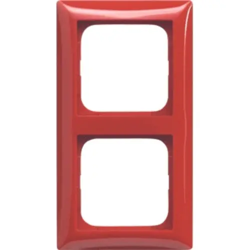 Busch-Jaeger afdekraam 2-voudig Balance SI rood (1722-917)