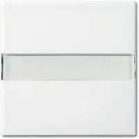 Busch-Jaeger schakelwip met tekstkader Balance SI wit glans (2506 N-914)