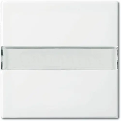 Busch-Jaeger schakelwip met tekstkader Balance SI wit glans (2506 N-914)