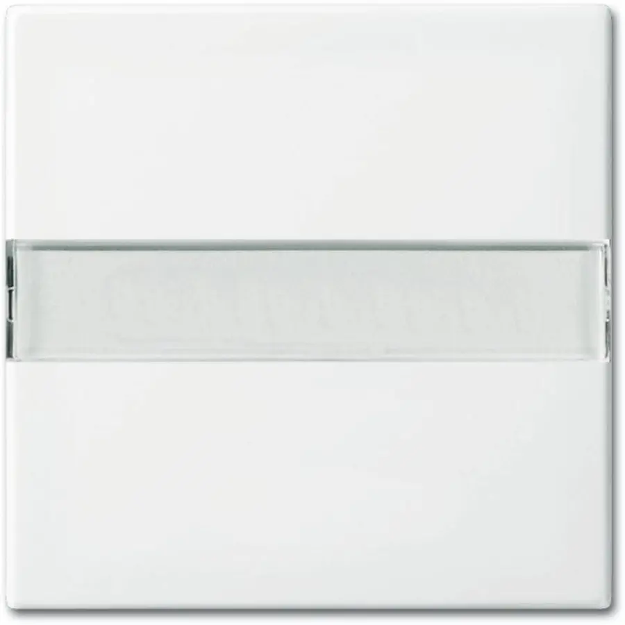 Busch-Jaeger schakelwip met tekstkader Balance SI wit glans (2506 N-914)