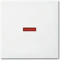 Busch-Jaeger schakelwip met klein rood controlevenster Balance SI wit glans (1789-914)