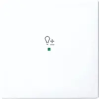 Busch-Jaeger bedieningswip 1-voudig met symbool dimmer Balance SI (6234-10-914)