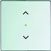 Busch-Jaeger bedieningswip 1-voudig met pijlsymbolen tbv bedieningselement flex Future Linear aluzilver mat (6232-10-83)