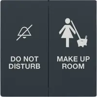 Busch-Jaeger schakelwip 2-voudig do not disturb - make up room antraciet glans (1785/11-81)