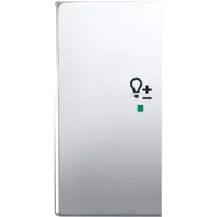 Busch-Jaeger bedieningswip links symbool dimmer tbv bedieningselement flex 2-voudig Pure Stainless Steel (6234-21-866)