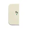 Busch-Jaeger bedieningswip links symbool dimmer tbv bedieningselement flex 2-voudig Standaard SI (6234-21-212)