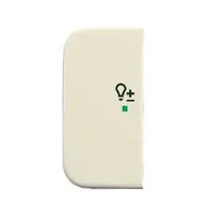 Busch-Jaeger bedieningswip links symbool dimmer tbv bedieningselement flex 2-voudig Standaard SI (6234-21-212)