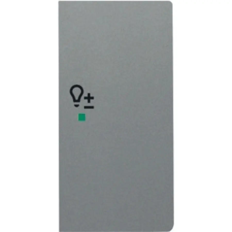 Busch-Jaeger bedieningswip rechts symbool dimmer tbv bedieningselement flex 2-voudig Future Linear grijs metallic (6234-22-803)