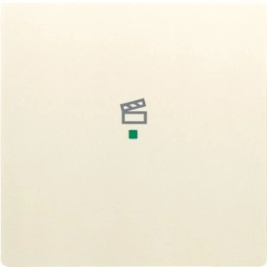 Busch-Jaeger bedieningswip 1-voudig met symbool scene tbv bedieningselement flex Future Linear creme glans(6233-10-82)