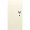 Busch-Jaeger bedieningswip links symbool licht tbv bedieningselement flex 2-voudig Future Linear creme glans (6231-21-82)