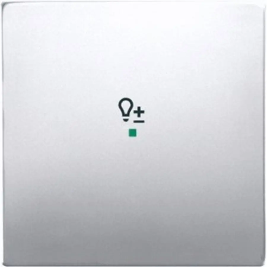 Busch-Jaeger bedieningswip 1-voudig met symbool dimmer Pure Stainless Steel (6234-10-866)