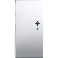 Busch-Jaeger bedieningswip links symbool licht tbv bedieningselement flex 2-voudig Pure Stainless Steel (6231-21-866)
