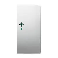 Busch-Jaeger bedieningswip rechts symbool licht tbv bedieningselement flex 2-voudig Pure Stainless Steel (6231-22-866)