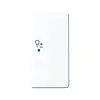 Busch-Jaeger bedieningswip rechts symbool dimmer tbv bedieningselement flex 2-voudig Future Linear studiowit mat (6234-22-884)